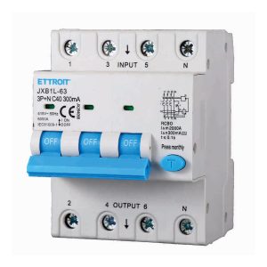Foto principale Interruttore magnetotermico differenziale modulare 3P+N 40A 300mA 6KA 380V classe A Ettroit