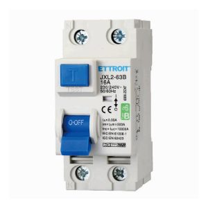 Foto principale Interruttore magnetotermico differenziale puro modulare 2P 16A 30mA 6KA AC/DC 220V curva B Ettroit