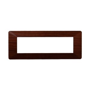 Foto principale Placca 7 moduli 507 in plastica radica compatibile anche con Vimar Plana