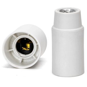 Foto principale Portalampada E14 Bianco 250V liscio morsettiera a vite autobloccante in plastica Aigostar