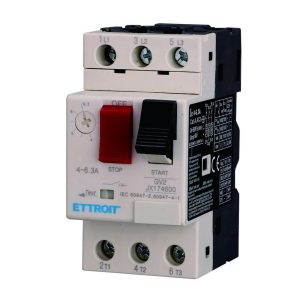 Foto principale Salvamotore termomagnetico modulare regolabile 4-6,3A AC 400V Ettroit