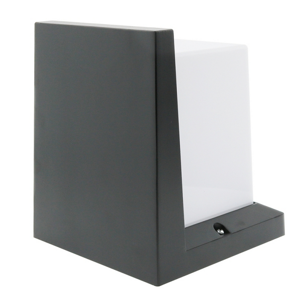 Applique Led da parete Dakota 12W Nero IP54 Bianco caldo 3000K M LEDME - Foto 1