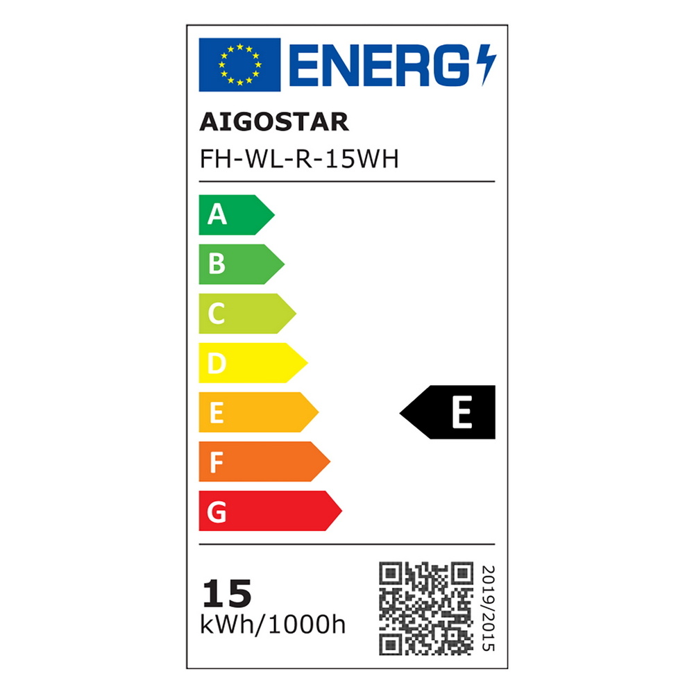 Applique Led da parete slim Round 15W rotondo Nero IP65 Bianco freddo 6500K Aigostar - Foto 5