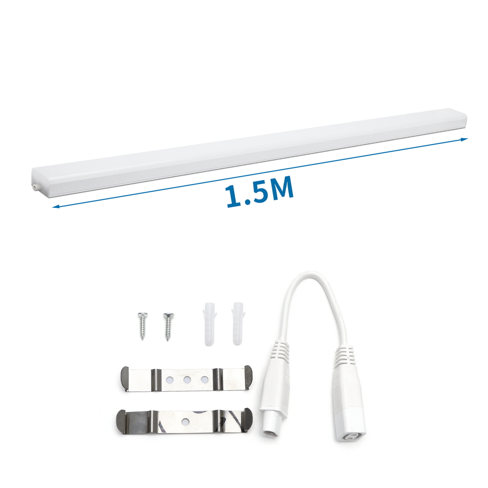 Barra Led Shadowless 30W da 150cm prolungabile Bianco neutro 4000K Aigostar - Foto 1