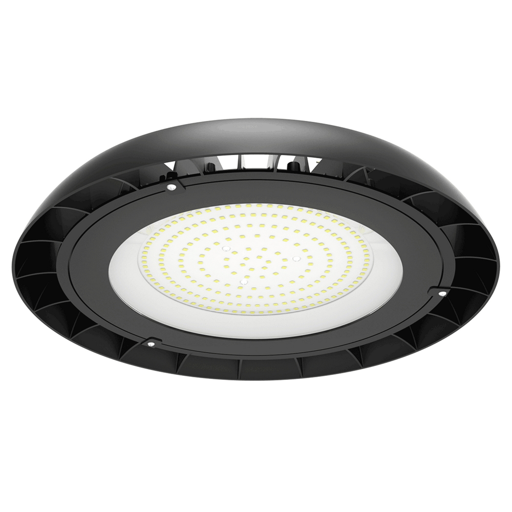 Campana Led industriale UFO 200W Nera IP65 Bianco Freddo 6500K 100LM/W Aigostar - Foto 2