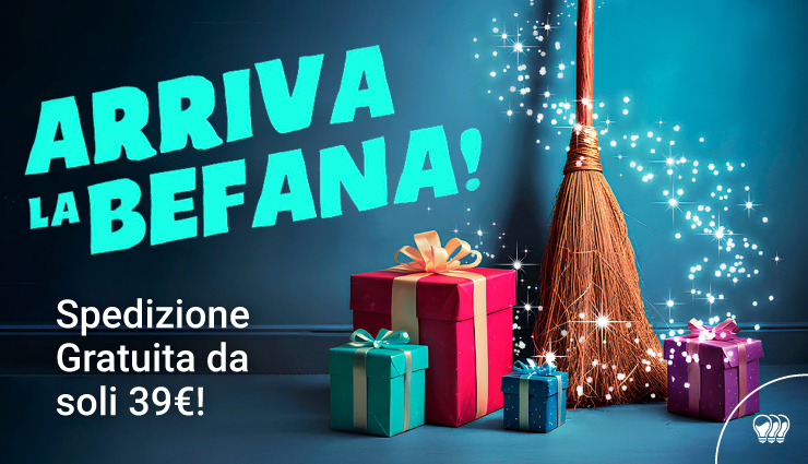 Buona Befana: Spedizione gratuita da soli 39€