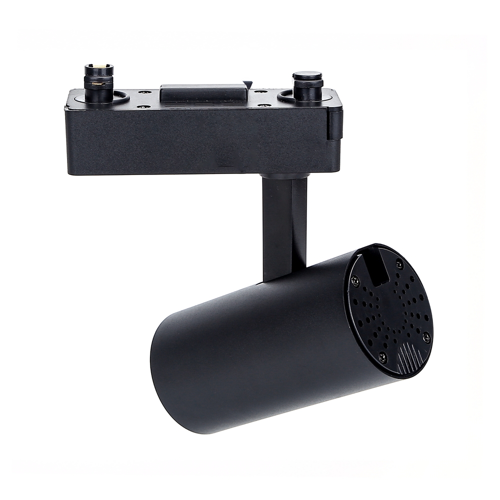 Faretto Led da binario 10W nero orientabile monofase Bianco neutro 4000K Aigostar - Foto 1