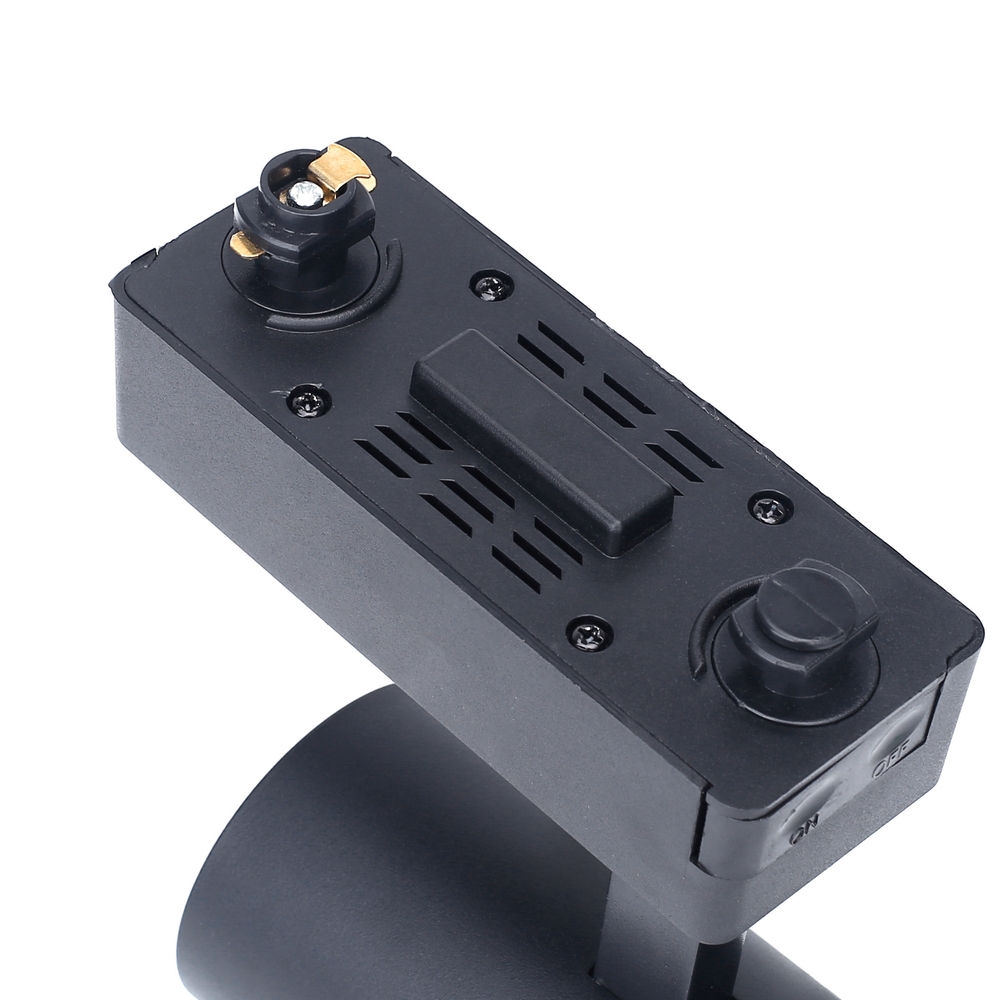 Faretto Led da binario 15W nero orientabile monofase Bianco freddo 6500K Aigostar - Foto 2