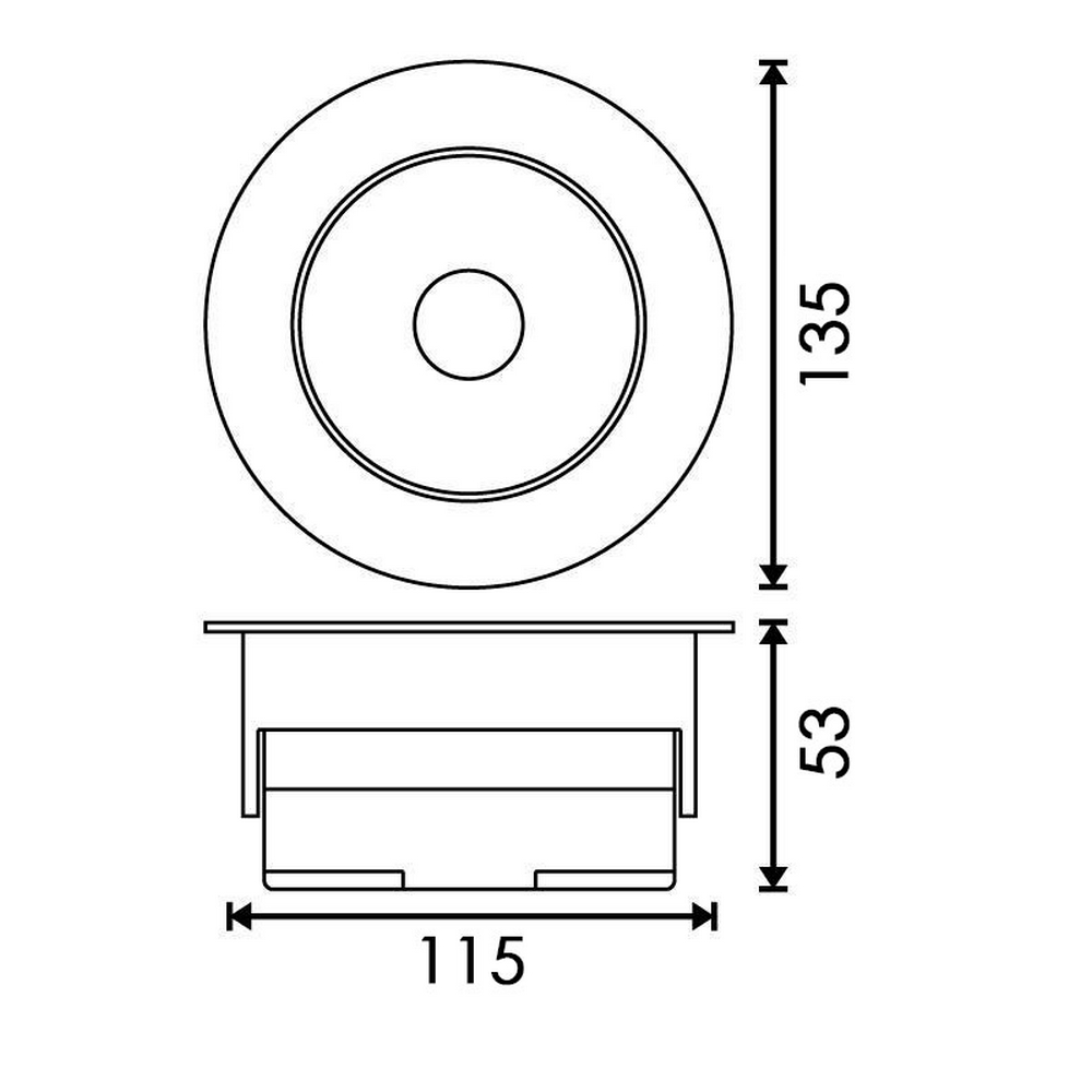 Faretto Led da incasso 20W Rotondo Orientabile Cornice bianca Apertura 36 gradi Bianco caldo 3000K M LEDME - Foto 2