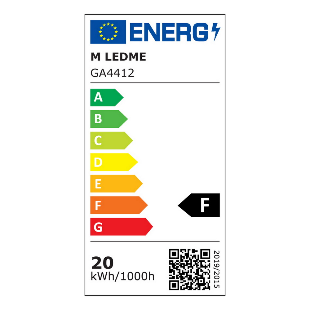 Faretto Led da incasso 20W Rotondo Orientabile Cornice bianca Apertura 36 gradi Bianco caldo 3000K M LEDME - Foto 3