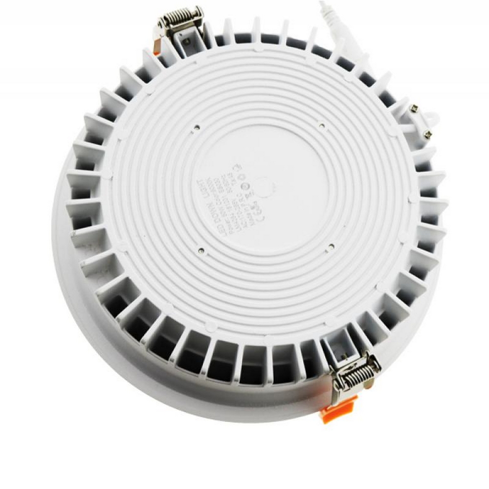 Faretto Led da incasso 50W Rotondo Cornice bianca Apertura 90 gradi Bianco neutro 4500K M LEDME - Foto 1