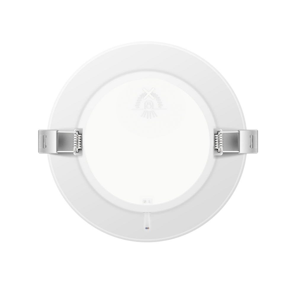 Faretto Led slim da incasso 6W Rotondo Cornice bianca Apertura 100 gradi Bianco freddo 6500K Aigostar - Foto 1