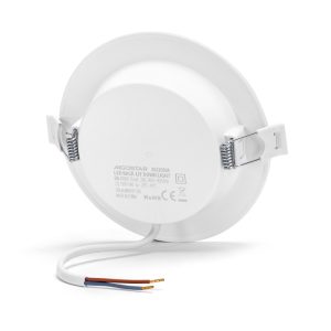 LED Spot da incasso ultra piatto 6W 230V IP44 bianco neutro Set di 6 luci da incasso led Profondità incasso 26mm Mini Slim Spot da soffitto per bagno Soggiorno