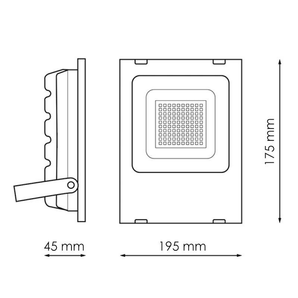 Faro proiettore Led 20W Nero da esterno IP66 RGB con telecomando M LEDME - Foto 3