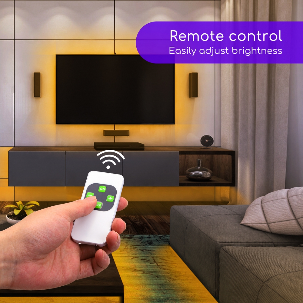 Kit Striscia Led 12V 18W SMD 2835 5 metri IP65 Bianco Caldo 3000K Aigostar - Foto 4