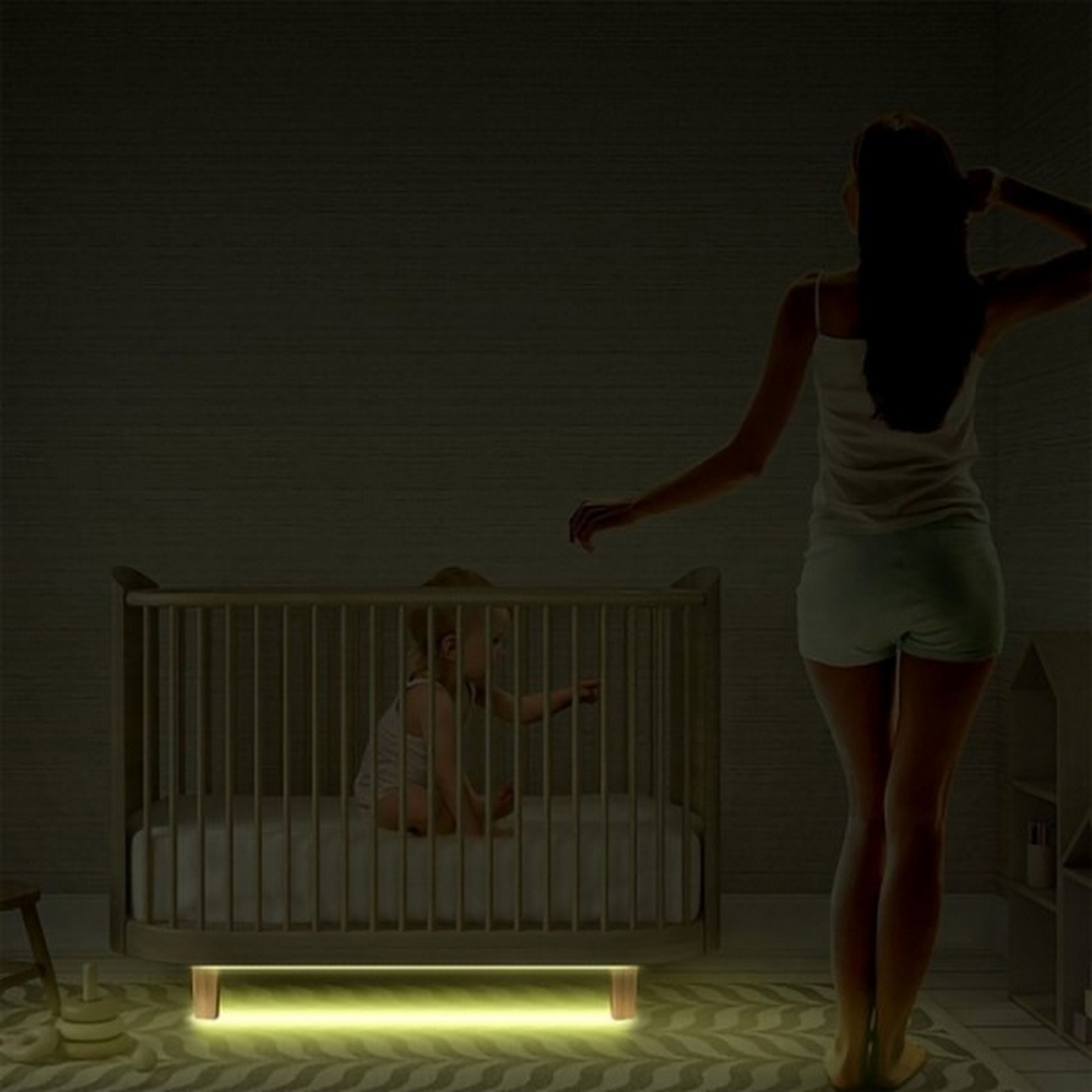 Kit Striscia Led sottoletto 12V 3,6W SMD 2835 1,2 metri IP20 con sensore di movimento Bianco Caldo 3000K M LEDME - Foto 2