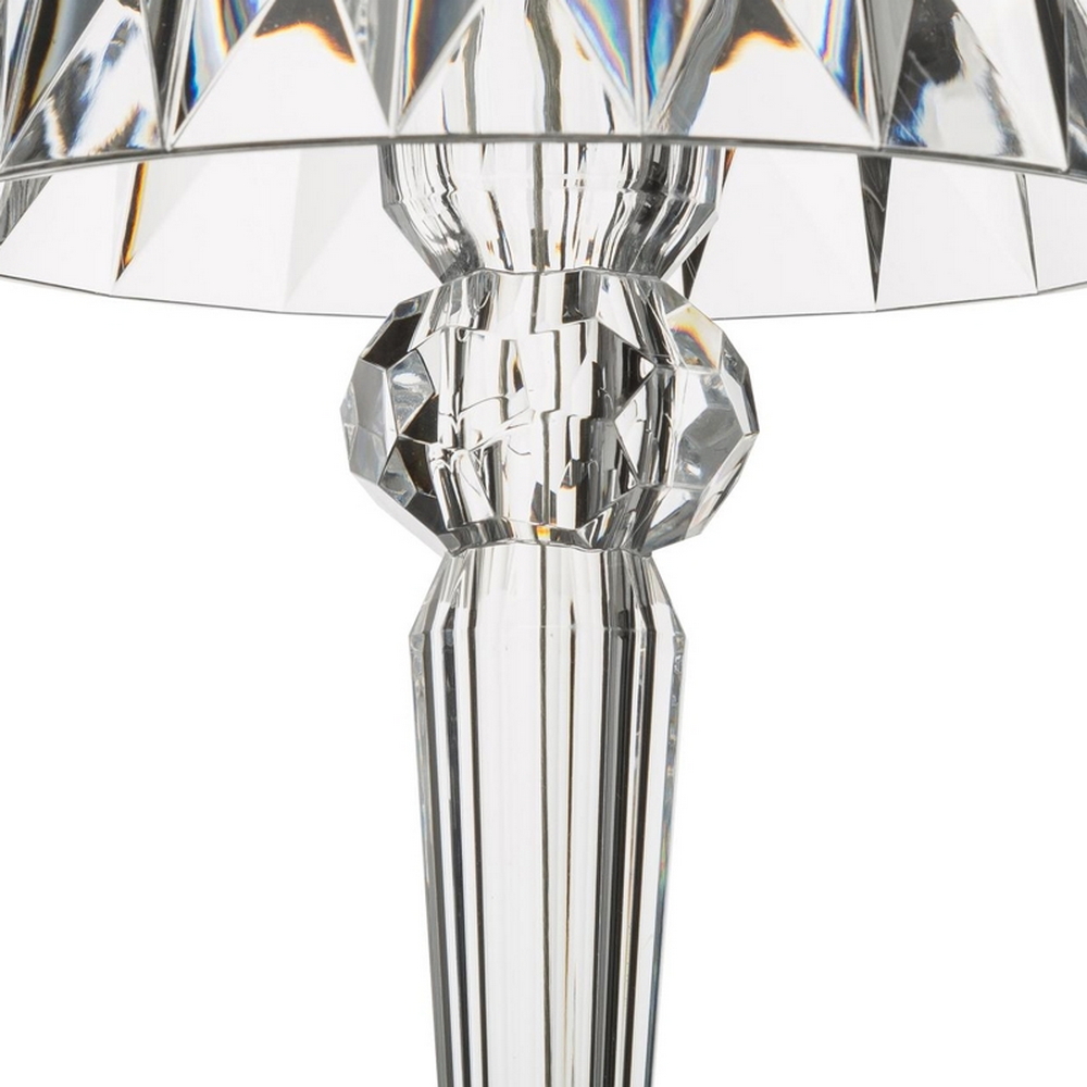 Lampada da tavolo Led touch Cloche Diamond luce regolabile 1W portatile a batteria ricaricabile USB M LEDME - Foto 3