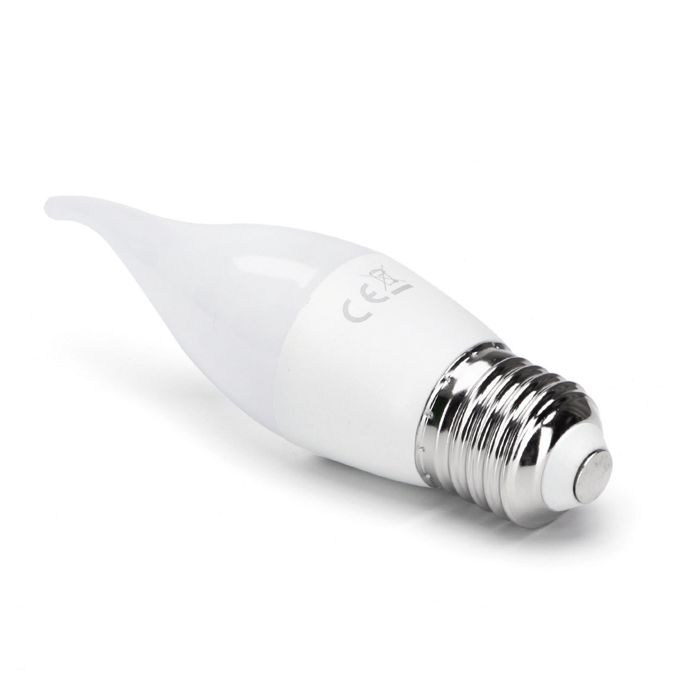 Lampadina Led E27 CL37 a colpo di vento 4W Bianco freddo 6400K Aigostar - Foto 1