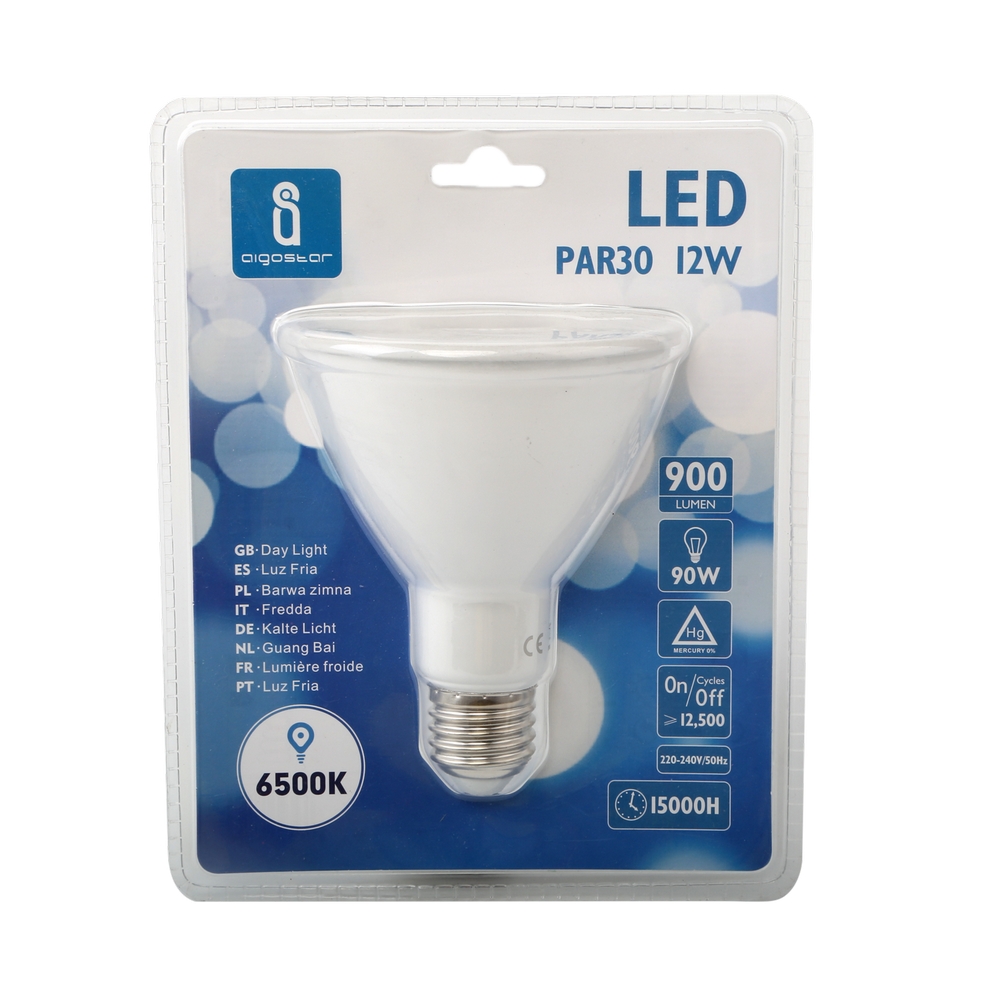 Lampadina Led E27 PAR 12W Bianco freddo 6500K Aigostar - Foto 2