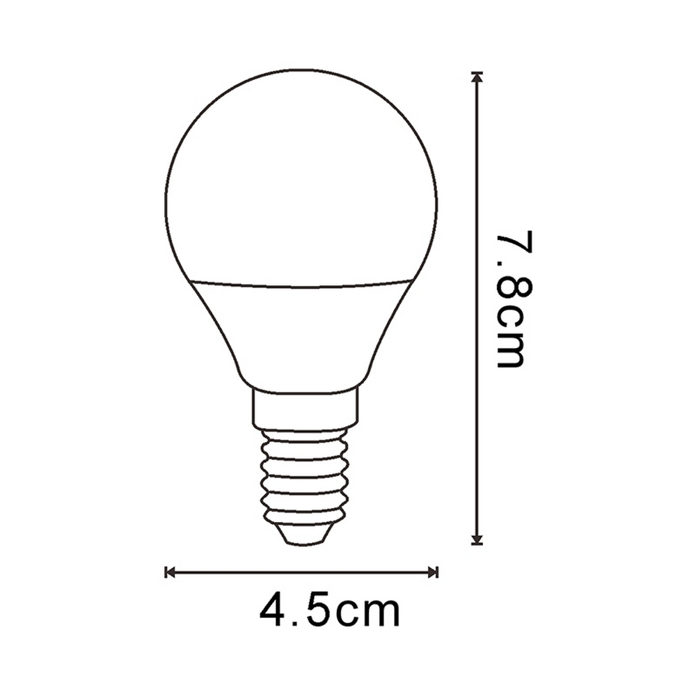 Lampadina Led Smart Tuya G45 E14 6W WiFi RGB + CCT luce regolabile e dimmerabile M LEDME - Foto 2