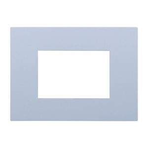 Foto principale Placca 3 moduli 503 in plastica bianca compatibile anche con Vimar Arké