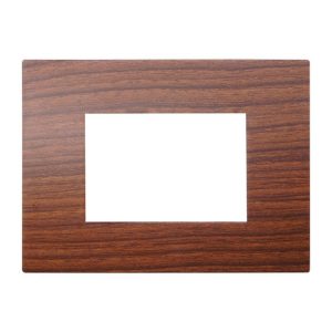 Foto principale Placca 3 moduli 503 in plastica radica compatibile anche con Vimar Arké