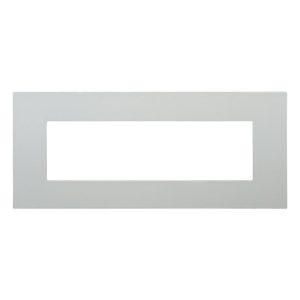 Foto principale Placca 7 moduli 507 in plastica sabbia compatibile anche con Vimar Arké