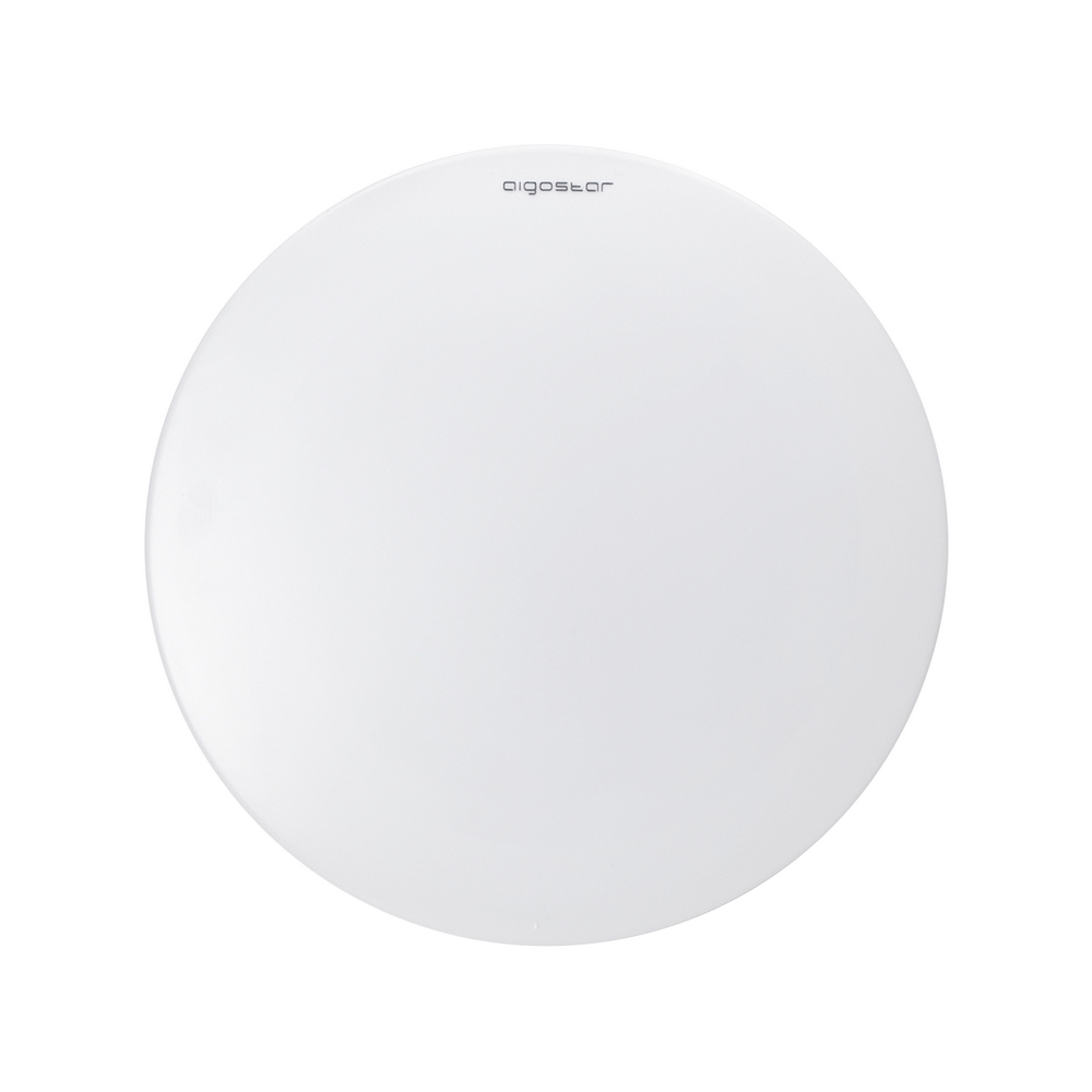 Plafoniera Led 12W Bianca Rotonda Bianco caldo 3000K Aigostar - Foto 1