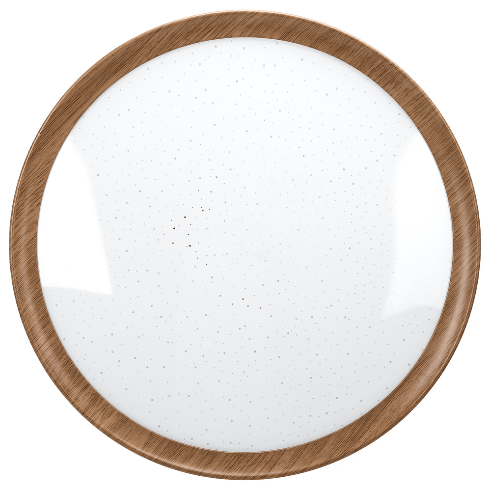 Plafoniera Led 12W Cornice marrone rotonda Bianco freddo 6500K Aigostar - Foto 1