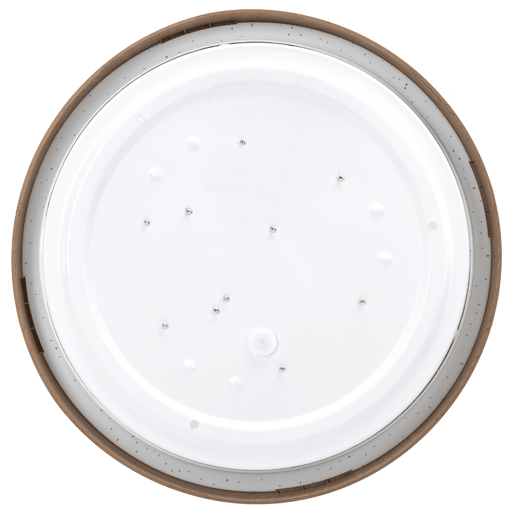 Plafoniera Led 12W Cornice marrone rotonda Bianco freddo 6500K Aigostar - Foto 2