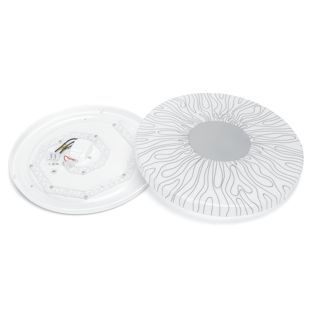 Plafoniera Led 20W Line rotonda Bianco freddo 6500K Aigostar - Foto 3