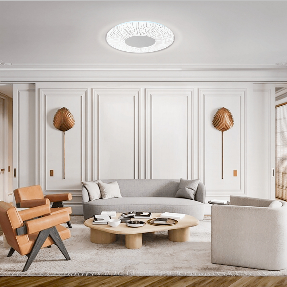 Plafoniera Led 20W Line rotonda Bianco freddo 6500K Aigostar - Foto 4