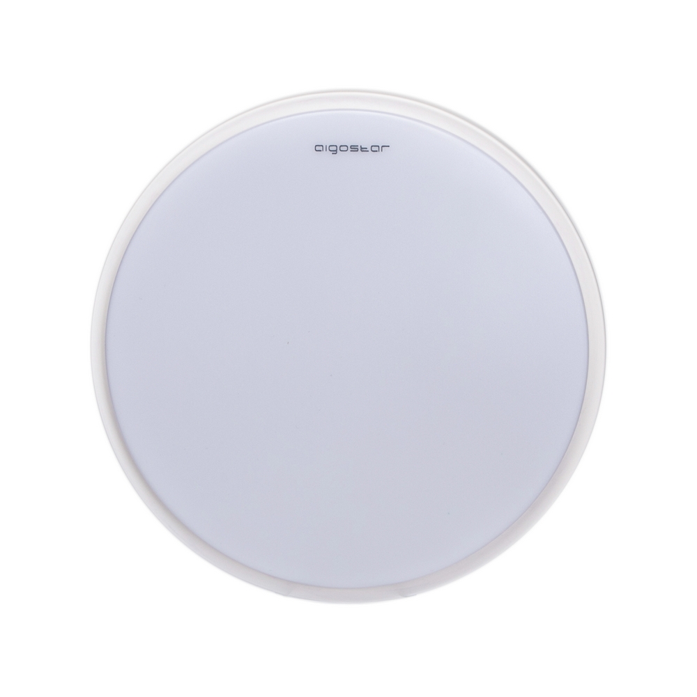 Plafoniera Led 24W Cornice bianca rotonda Bianco freddo 6500K Aigostar - Foto 1