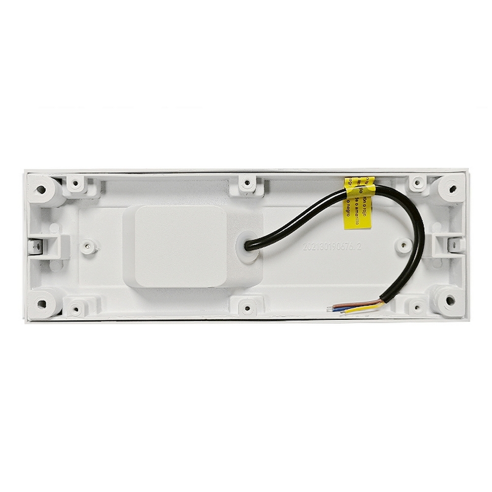 Segnapasso Led Bianco 5W da incasso a parete Rettangolare IP54 Bianco caldo 3000K M LEDME - Foto 1