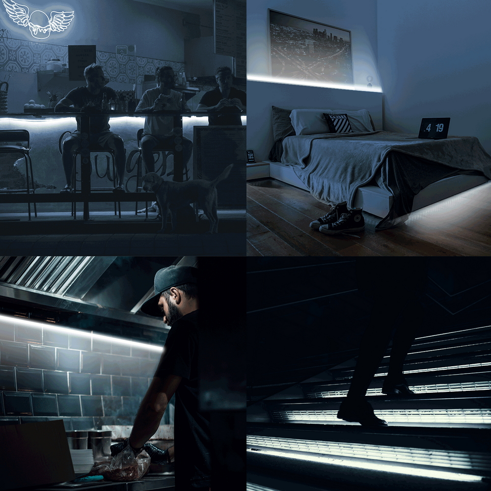 Striscia Led 24V 18W COB 2 metri IP20 Bianco freddo 6500K Aigostar - Foto 2