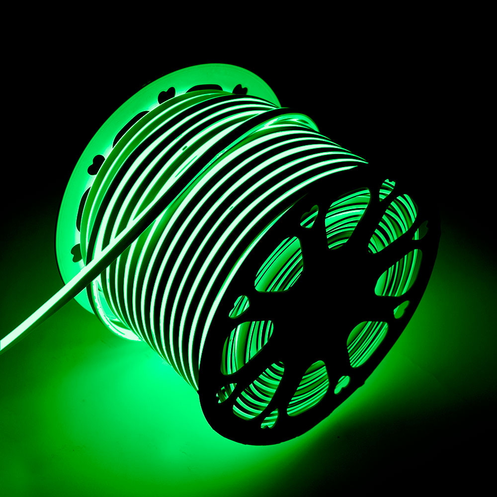 Striscia Led flessibile Neon Flex modellabile 12V 14W/m Bobina 50 metri IP65 Verde M LEDME - Foto 2