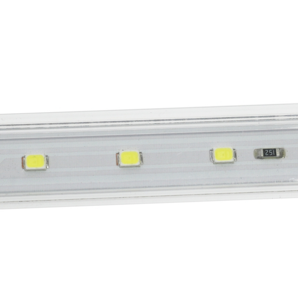 Striscia Led rigida 1 metro 220V 12W SMD 2835 IP20 prolungabile Bianco freddo 6000K M LEDME - Foto 1
