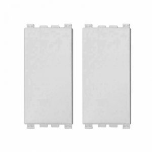 Foto principale Tappo Falso Polo bianco compatibile anche con Vimar Arké 2 pezzi