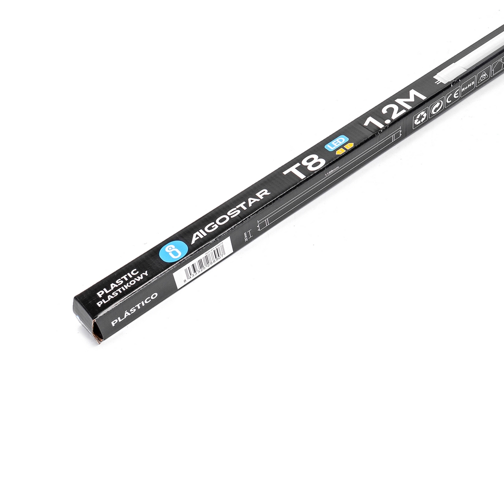 Tubo Led G13 T8 120cm 18W in plastica Bianco freddo 6400K Aigostar - Foto 4