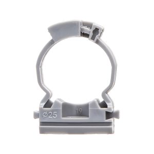 Foto principale Clips fissatubo a collare per Tubo 25mm grigio 5pz Aigostar