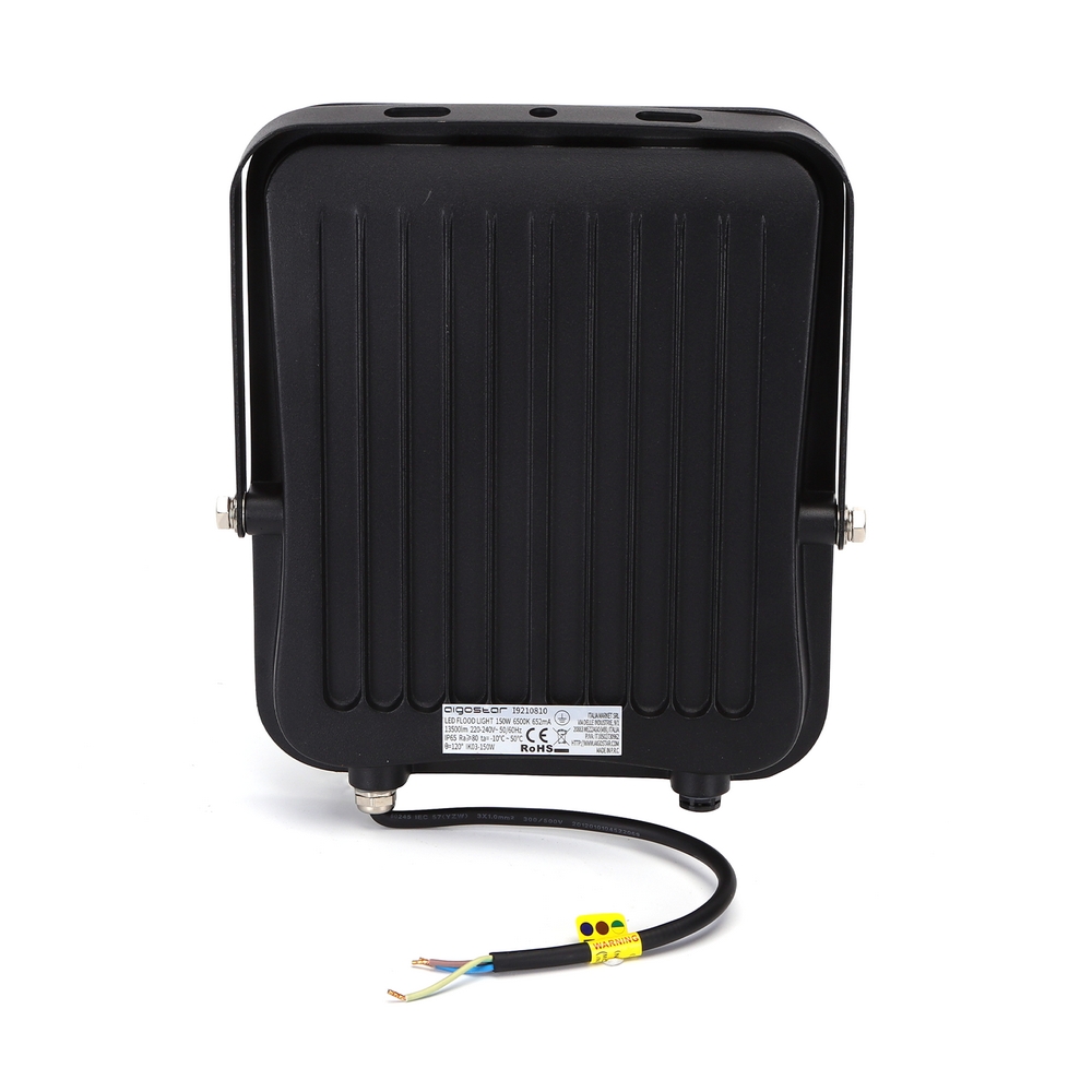 Faro proiettore Led 150W Nero da esterno IP65 Bianco freddo 6500K Aigostar - Foto 2