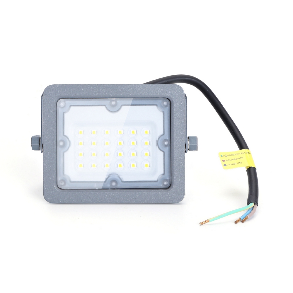 Faro proiettore Led 20W Grigio da esterno IP65 Bianco freddo 6500K Aigostar - Foto 1