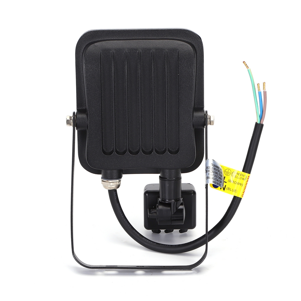 Faro proiettore Led 20W Nero da esterno IP65 Bianco neutro 4000K con sensore crepuscolare e di movimento Aigostar - Foto 2