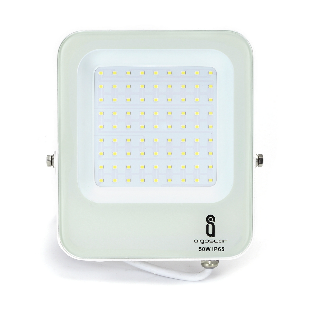 Faro proiettore Led 50W Bianco da esterno IP65 Bianco freddo 6500K Aigostar - Foto 1