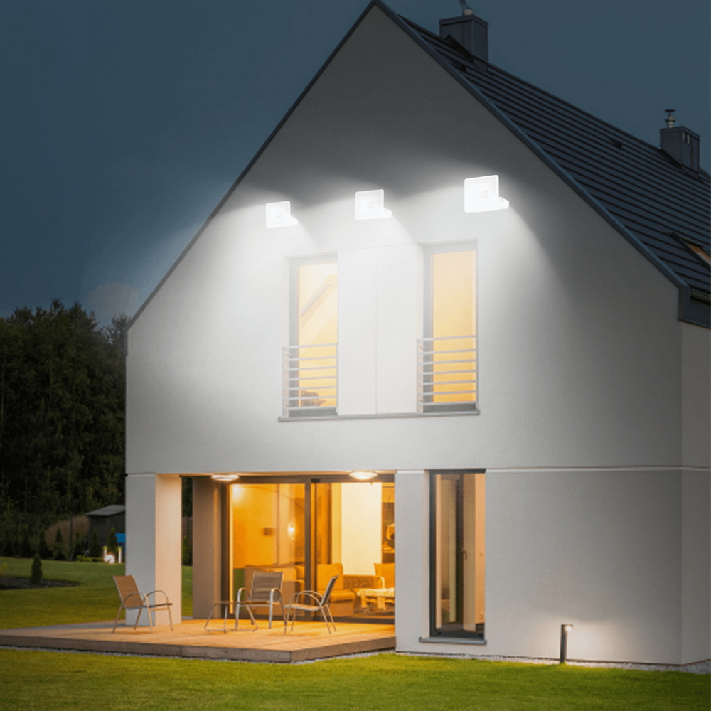 Faro proiettore Led 50W Bianco da esterno slim IP65 Bianco freddo 6500K Aigostar - Foto 3