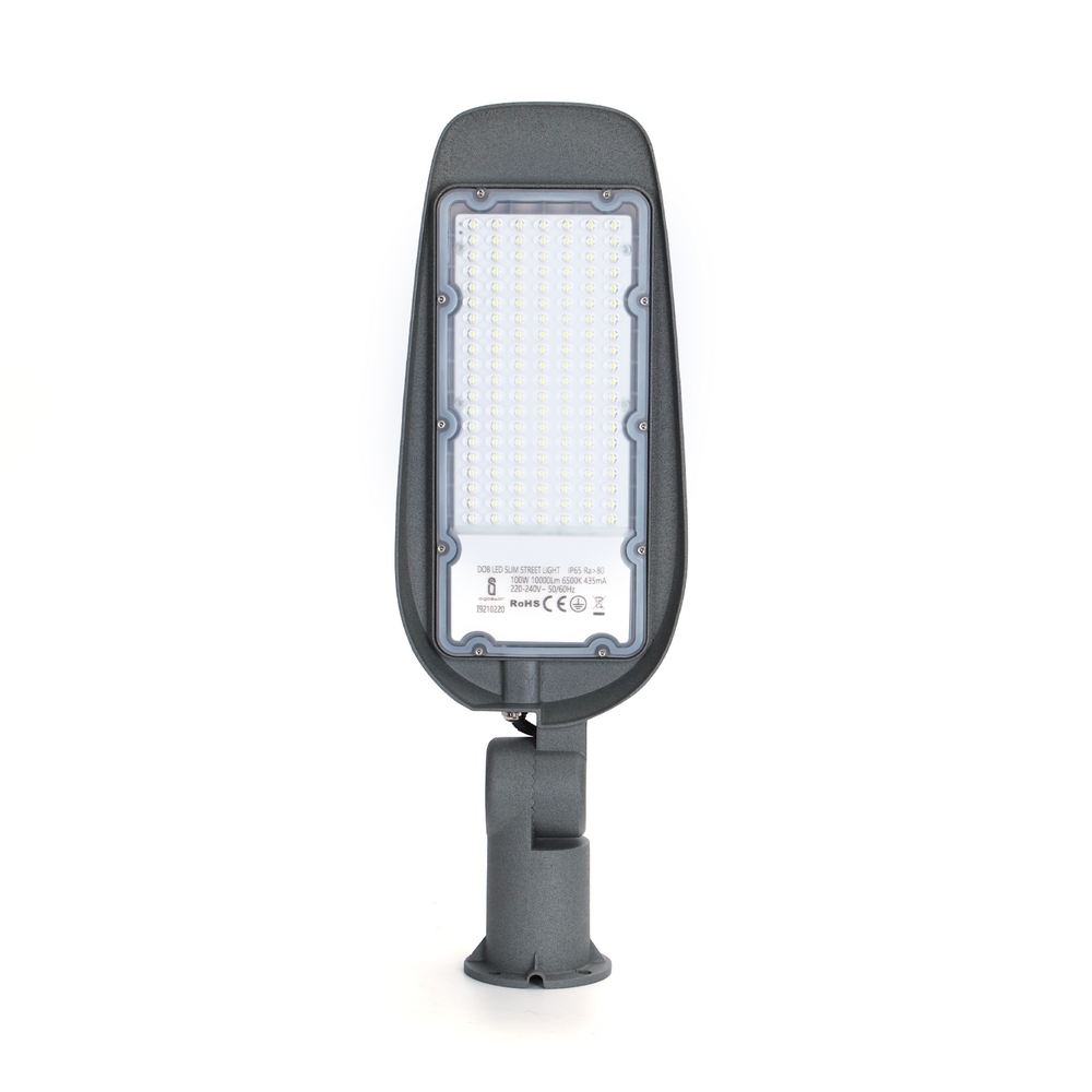 Lampione stradale Led 100W Grigio IP65 Bianco freddo 6500K Aigostar - Foto 1