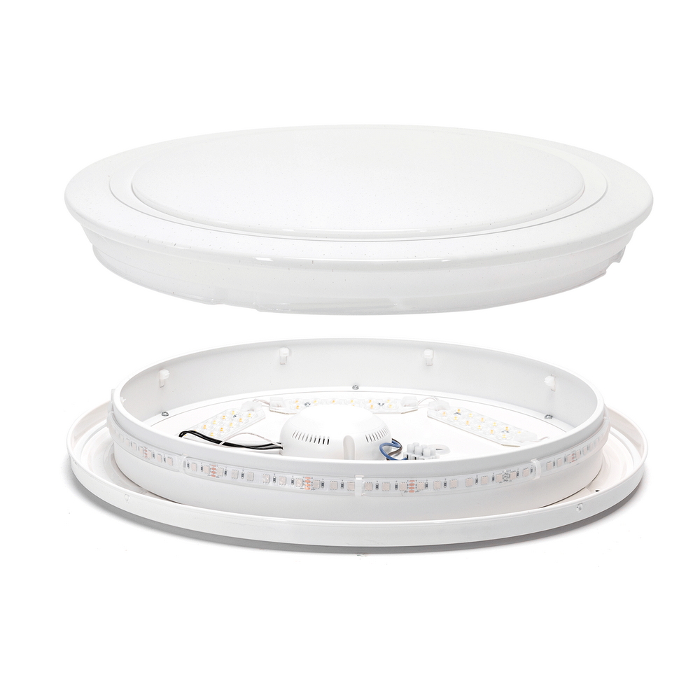 Plafoniera Led Smart 36W + 3W WiFi CCT luce regolabile e dimmerabile Aigostar - Foto 3