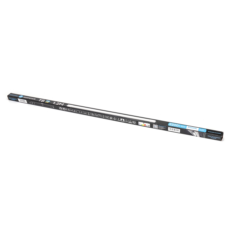 Tubo Led G13 T8 120cm 20W in plastica e alluminio Bianco freddo 6400K Aigostar - Foto 5