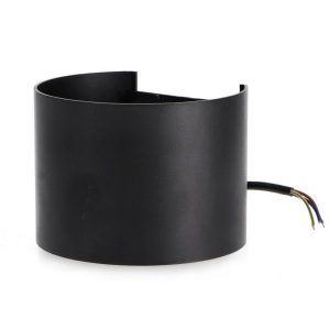 Foto principale Applique Led da parete Round 12W rotondo nero IP54 CCT temperatura colore regolabile M LEDME