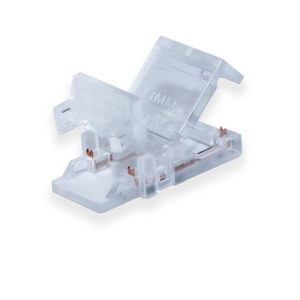 Foto principale Connettore rapido lineare L/T striscia Led COB Free Cut 12-24V 8mm monocolore 2 pin per cavo IP20 M LEDME